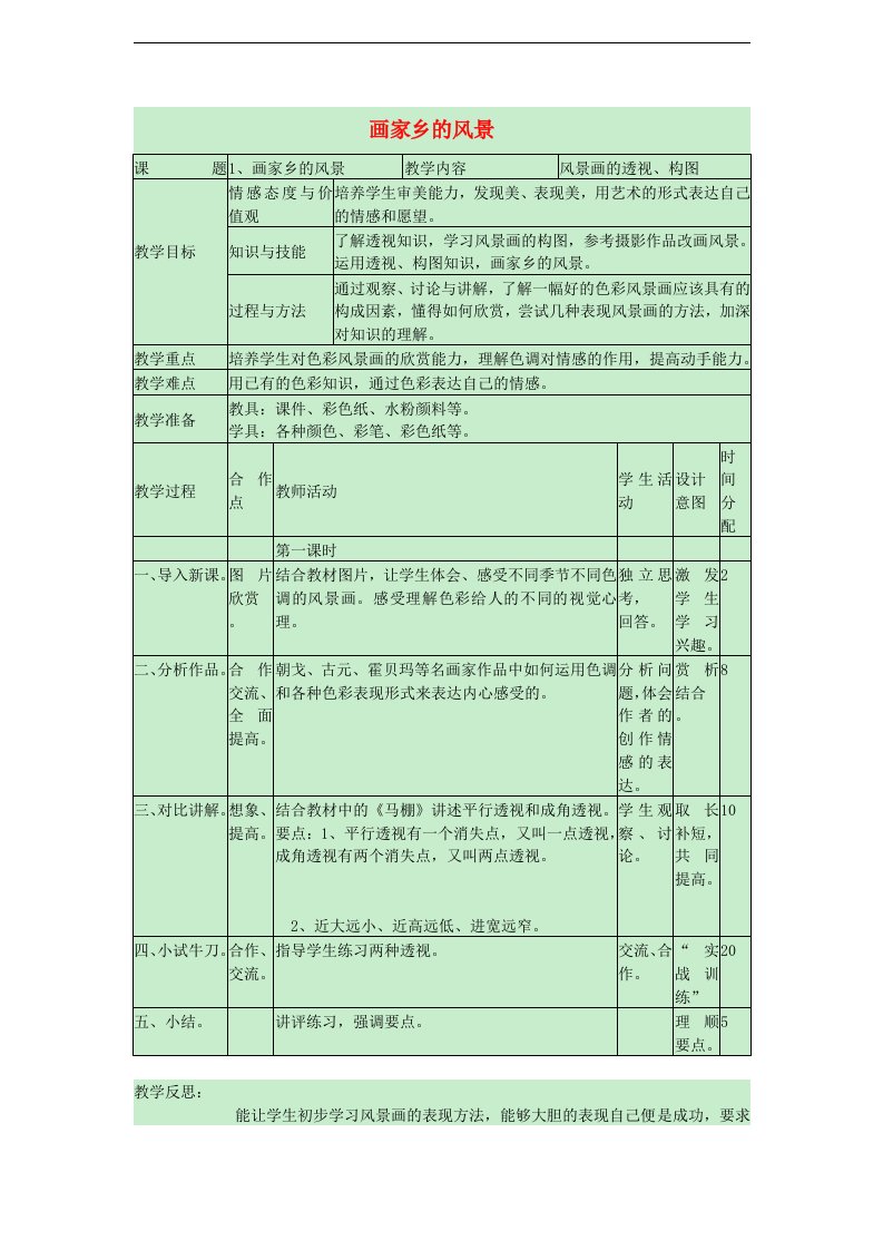 七年级美术下册