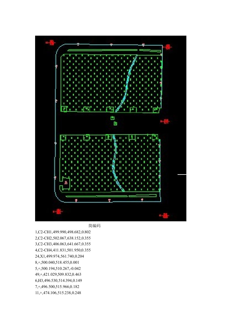 建院东门cass简编码、引导码