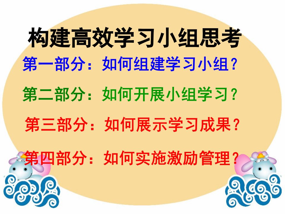 构建高效学习小组思考ppt课件