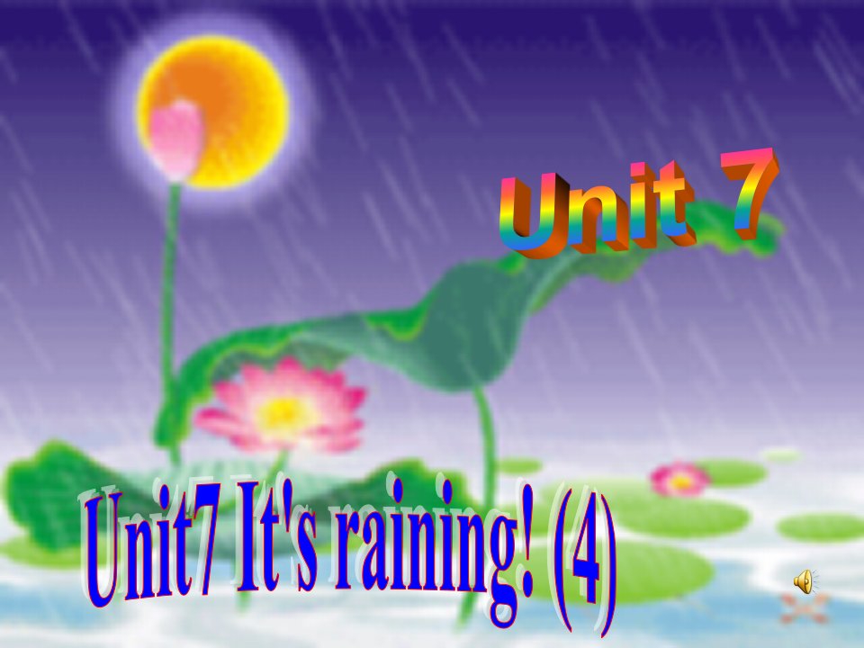 人教版七年级下Unit7-It’s-raining-Section-B(2a-2c)课件(16张-含音频)幻灯片