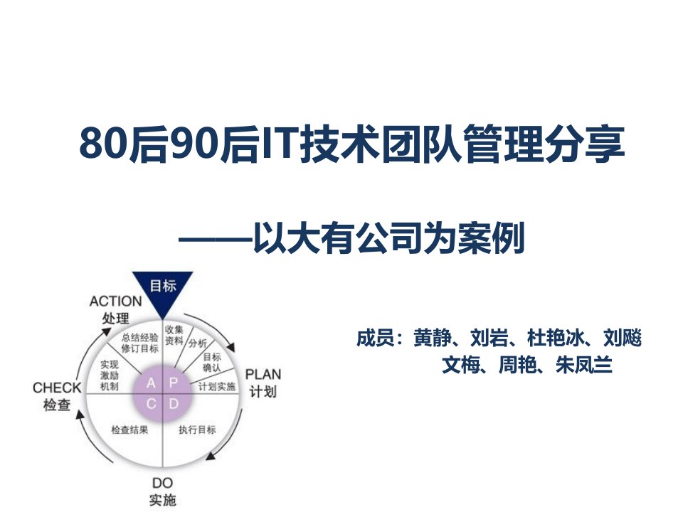 80后90后IT技术团队管理案例