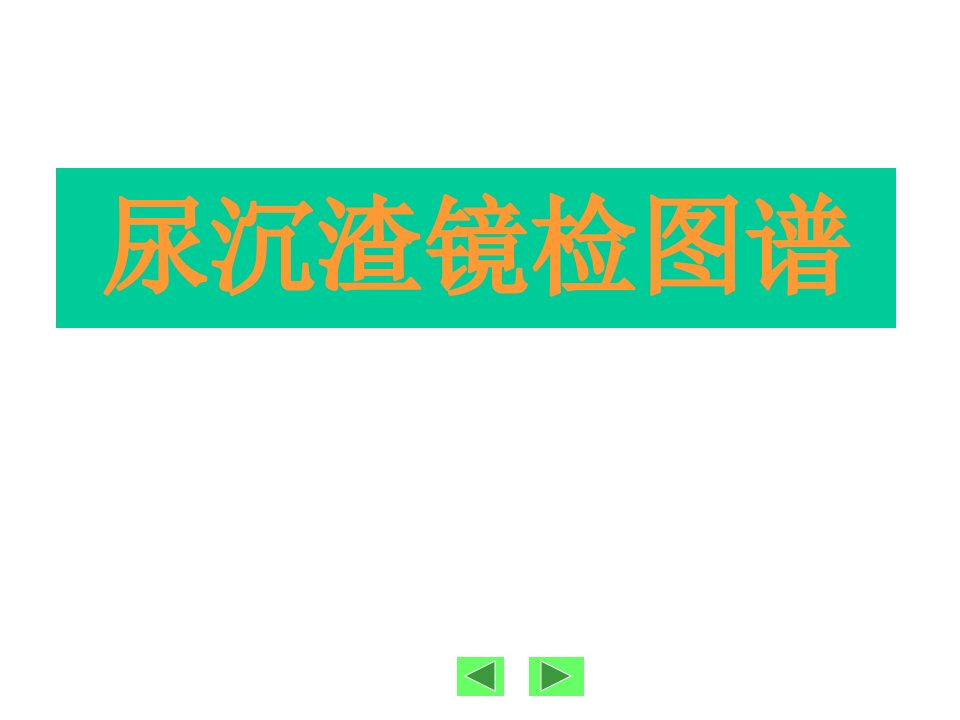 《尿沉渣镜检图谱》PPT课件