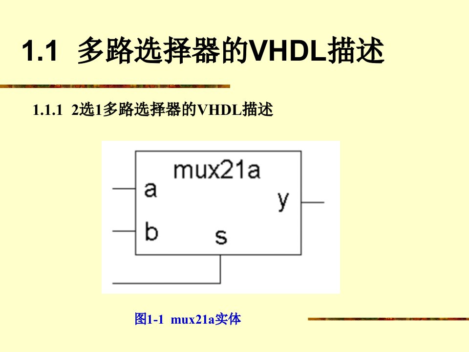 VHDL语言第一讲