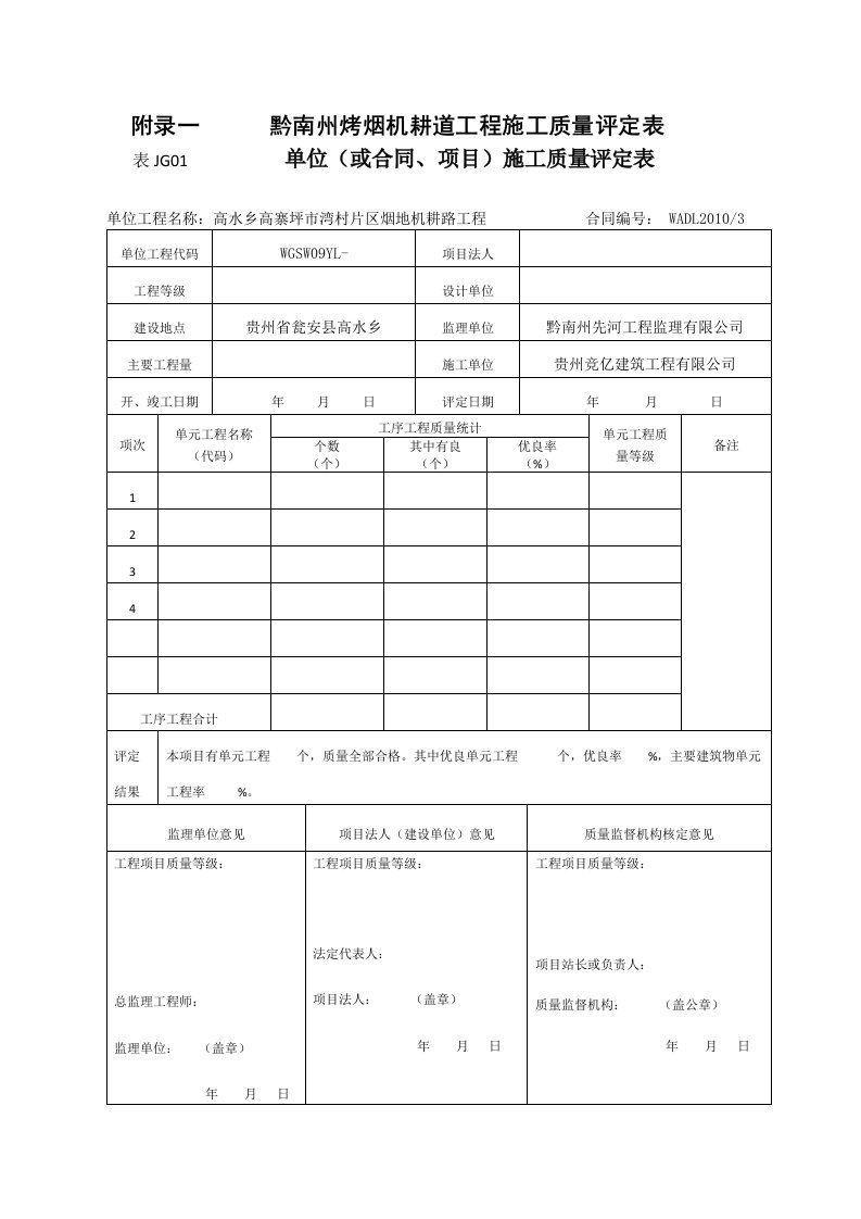 机耕路质量管理与检验评定办法