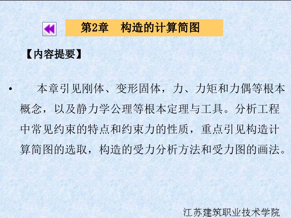 建筑力学第2章结构的计算简ppt课件