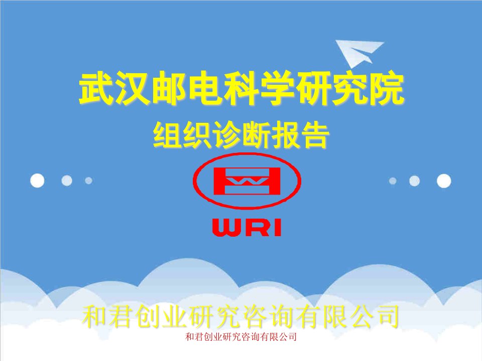 企业诊断-武汉邮电科学研究院组织诊断报告完整版128