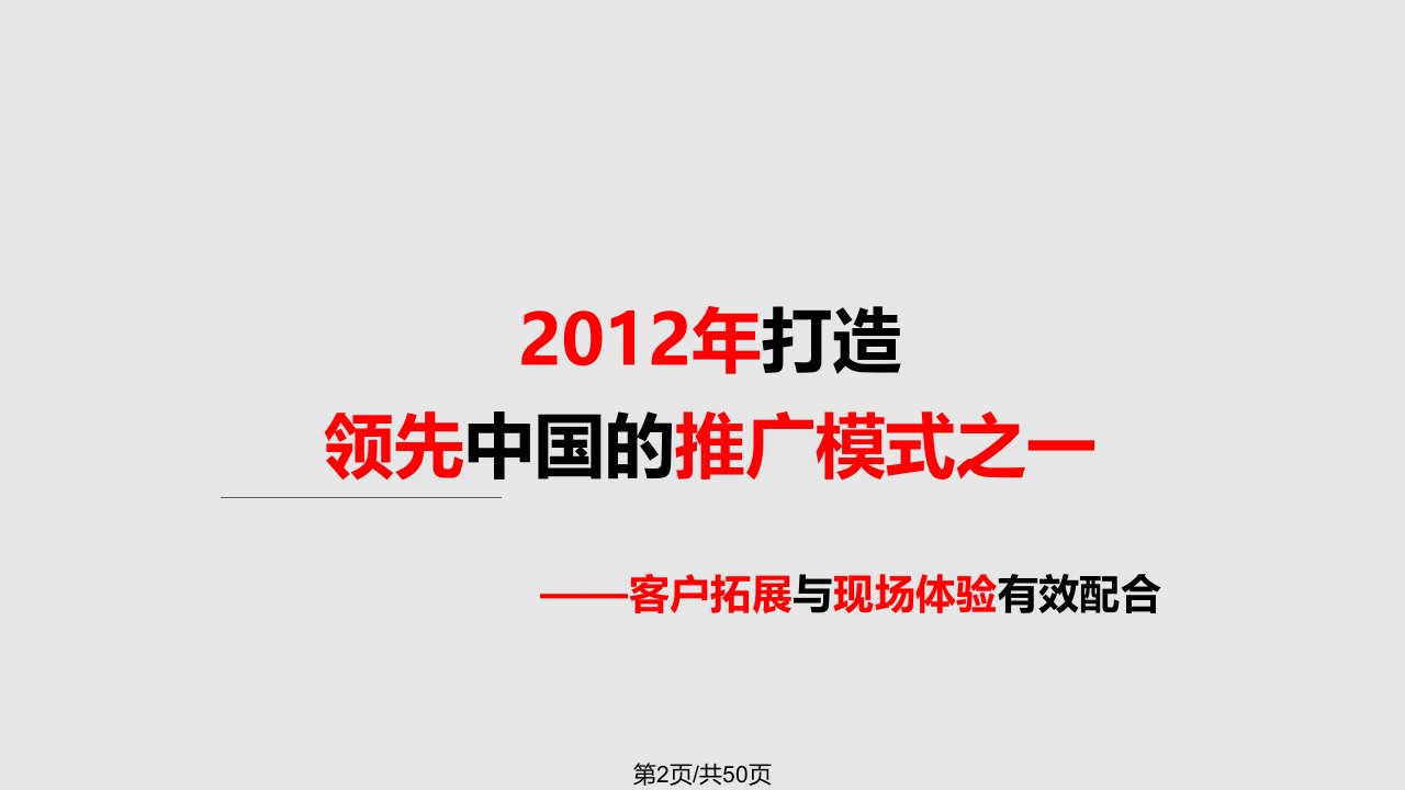 碧桂园专业拓客行销方案