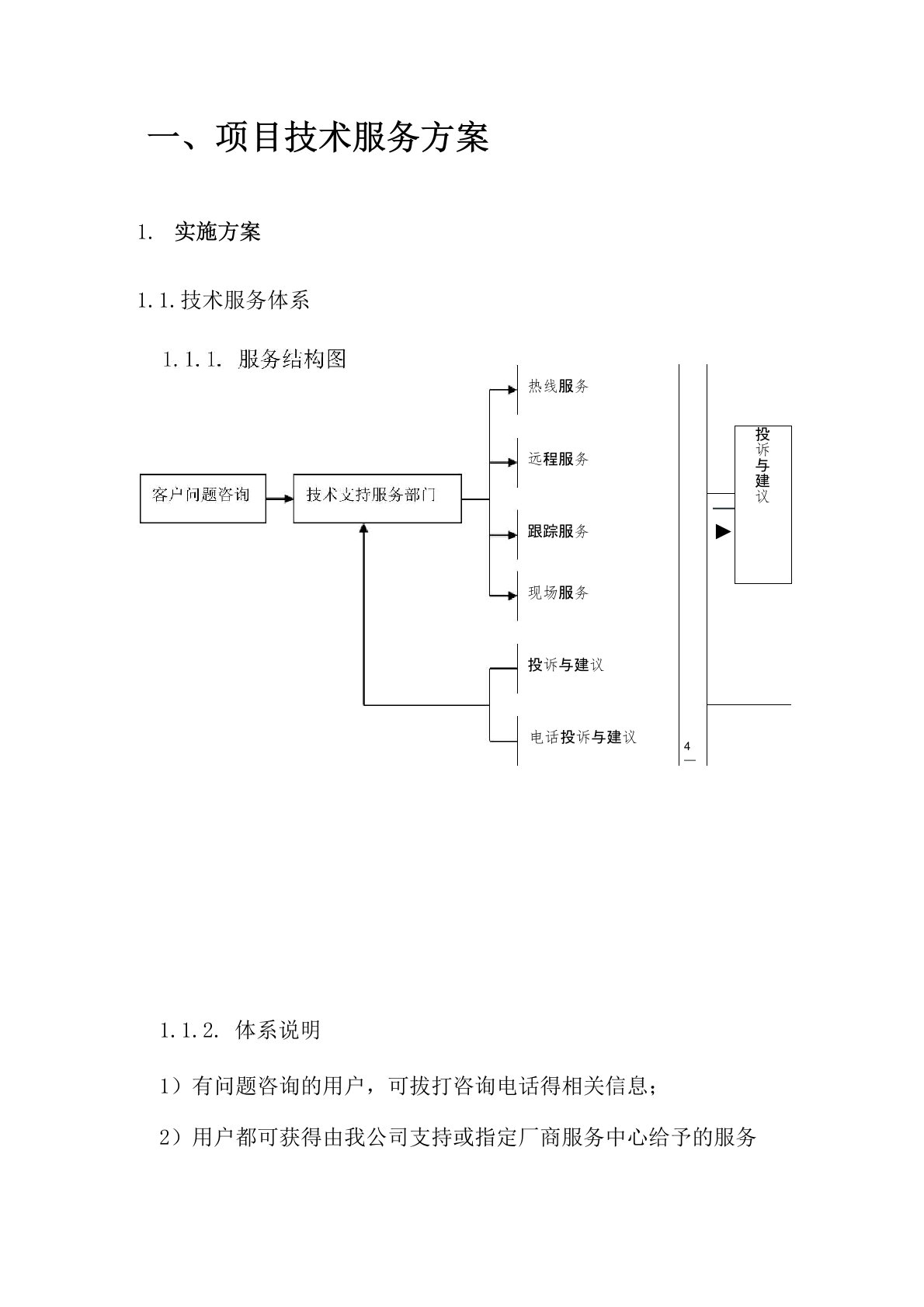 运维投标技术方案