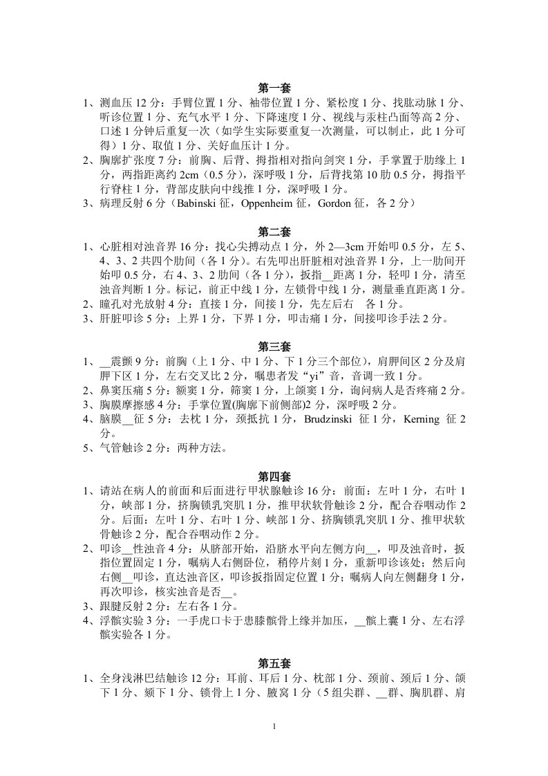 诊断学体格检查资料(2)