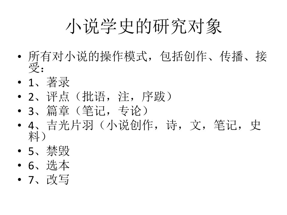 明清小说学史