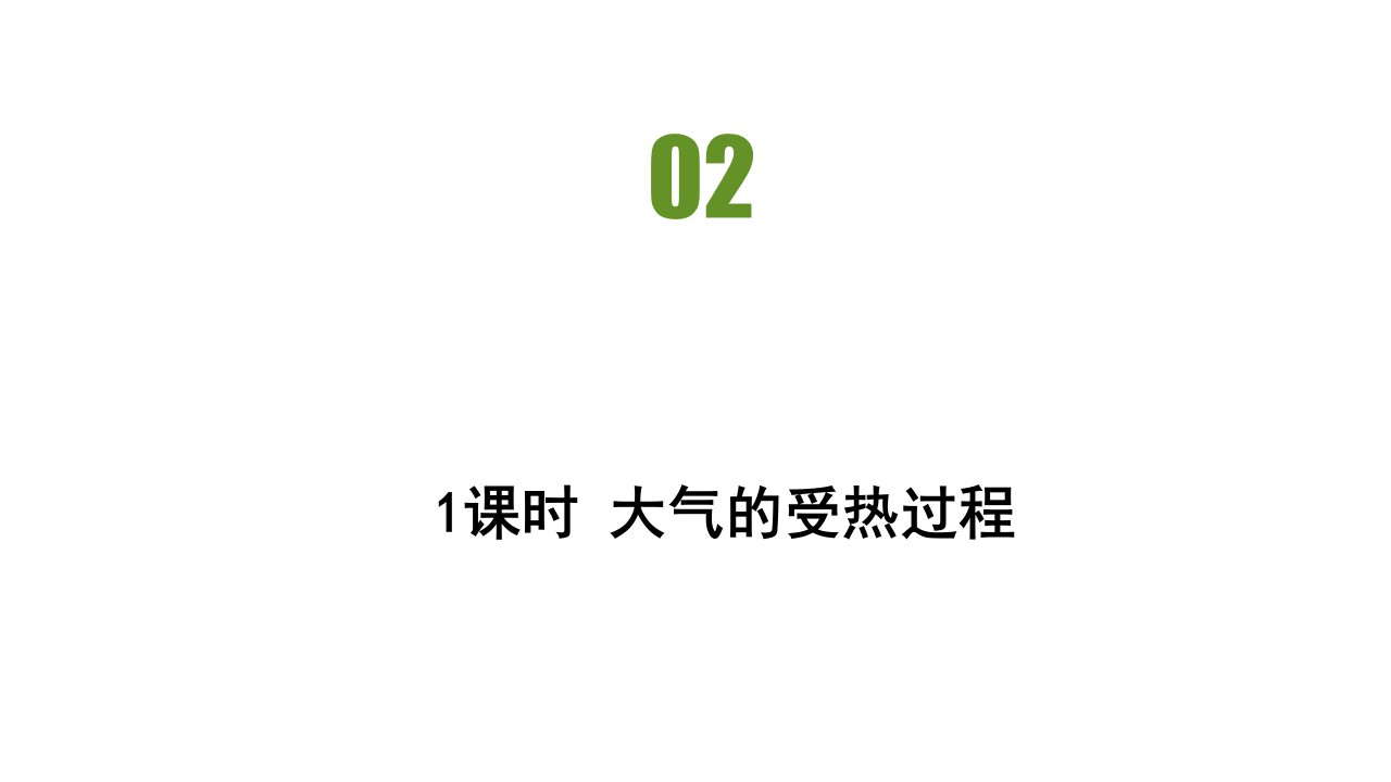 大气受热过程和大气运动人教版课件