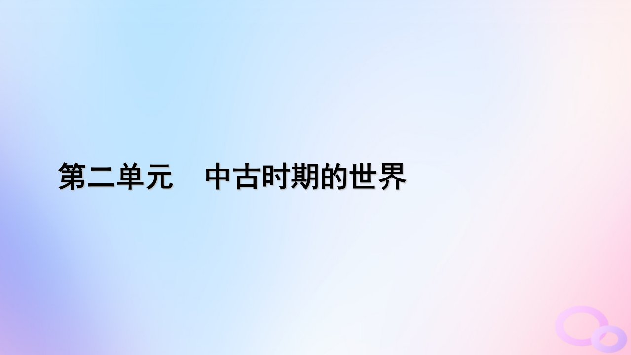 新教材适用2023_2024学年高中历史第2单元中古时期的世界第5课古代非洲与美洲课件部编版必修中外历史纲要下