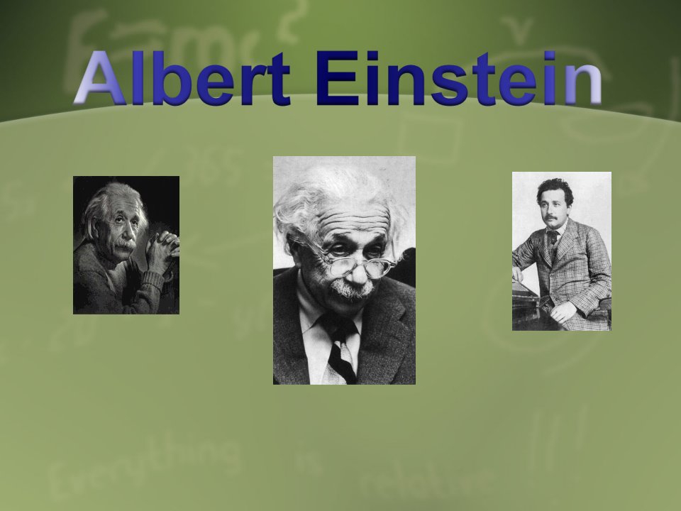 Albert_Einstein英文简介-课件【PPT演讲稿】