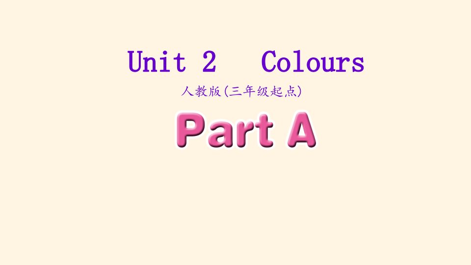 人教PEP版小学三年级上册英语-ppt课件--Unit-2-Part-A