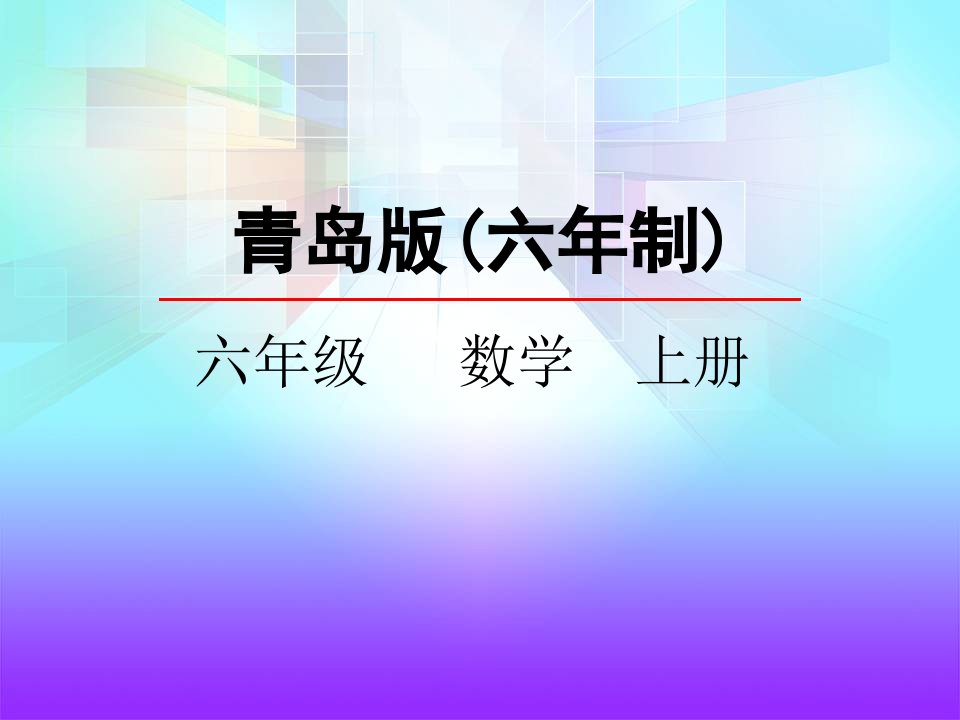 六年级数学6.3