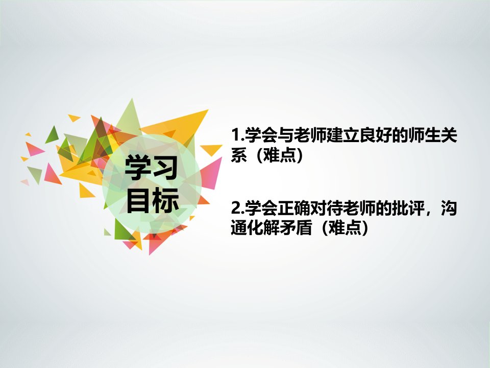 鲁人版道德与法治七年级下册12.2沟通增进师生情课件共18张