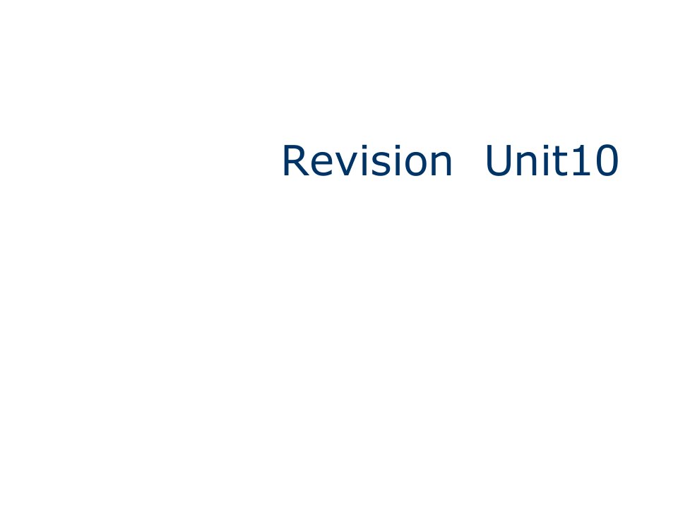 初三英语上学期unit10revision新目标公开课百校联赛一等奖课件省赛课获奖课件