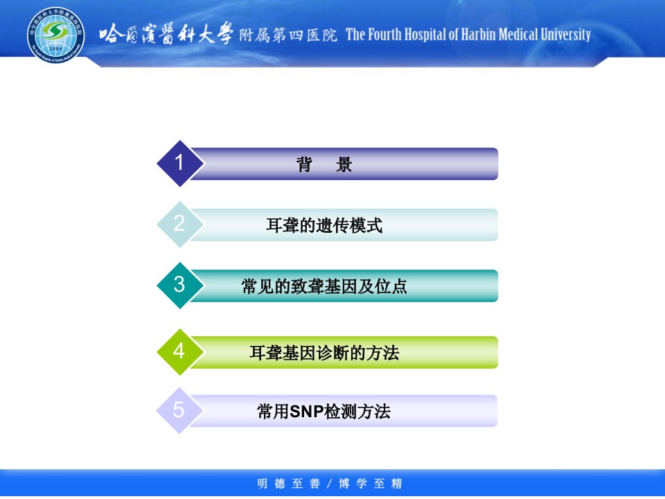 耳聋基因诊断ppt资料课件