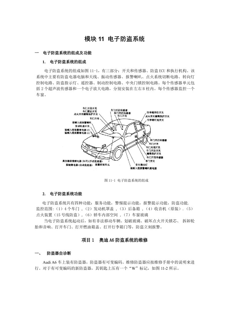 电子防盗系统