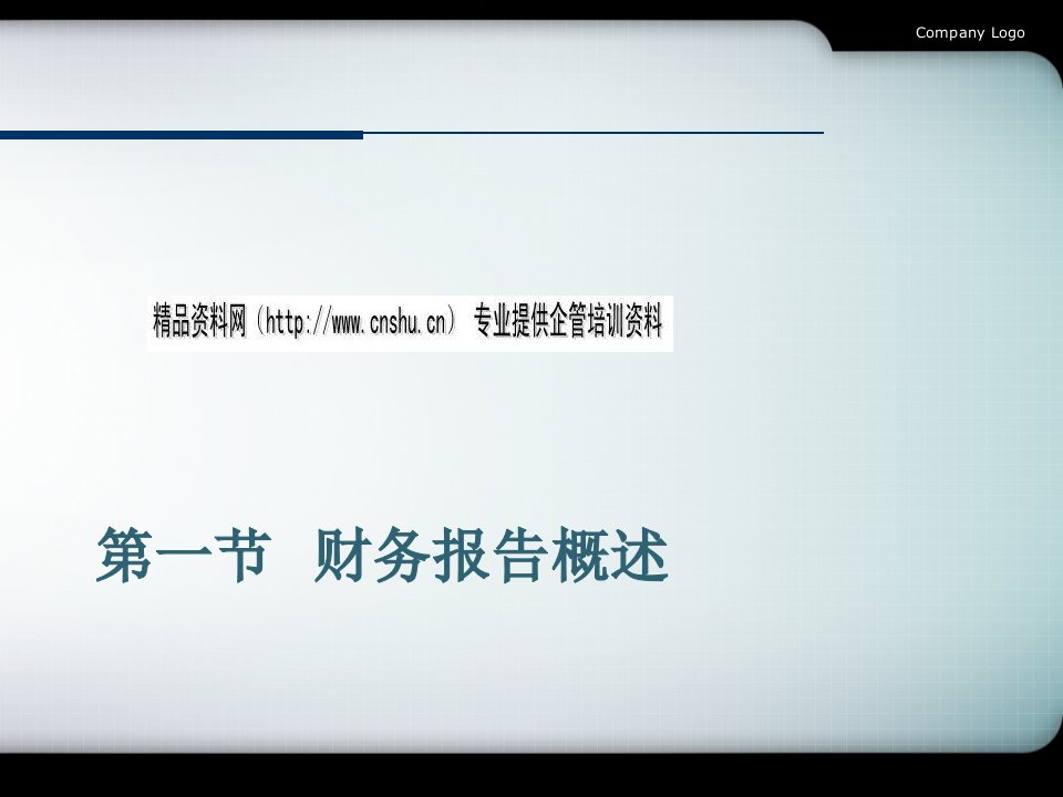 财务报告与财务指标分析