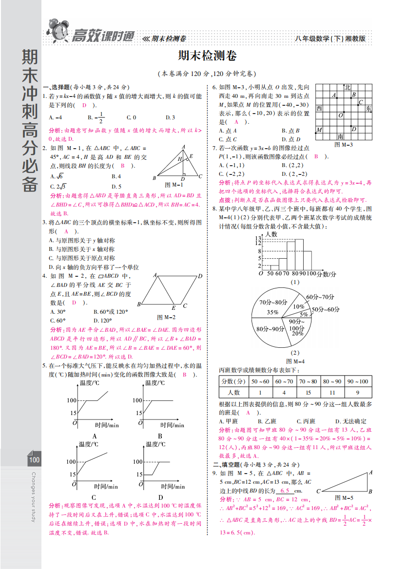 （小学中学试题）八年级数学下册