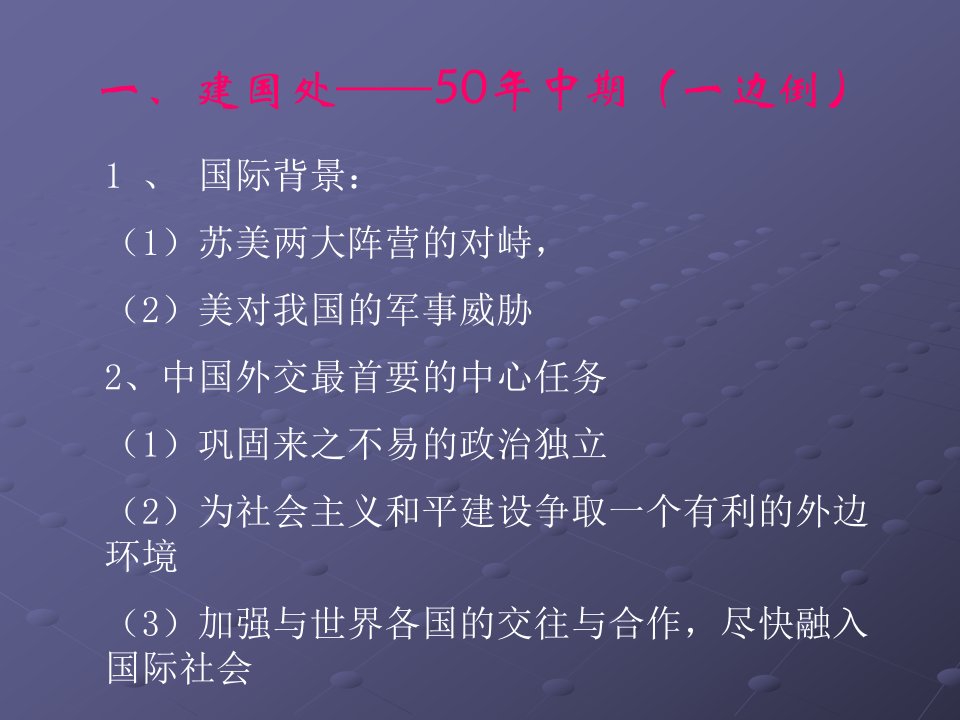 当代中国外交战略演变