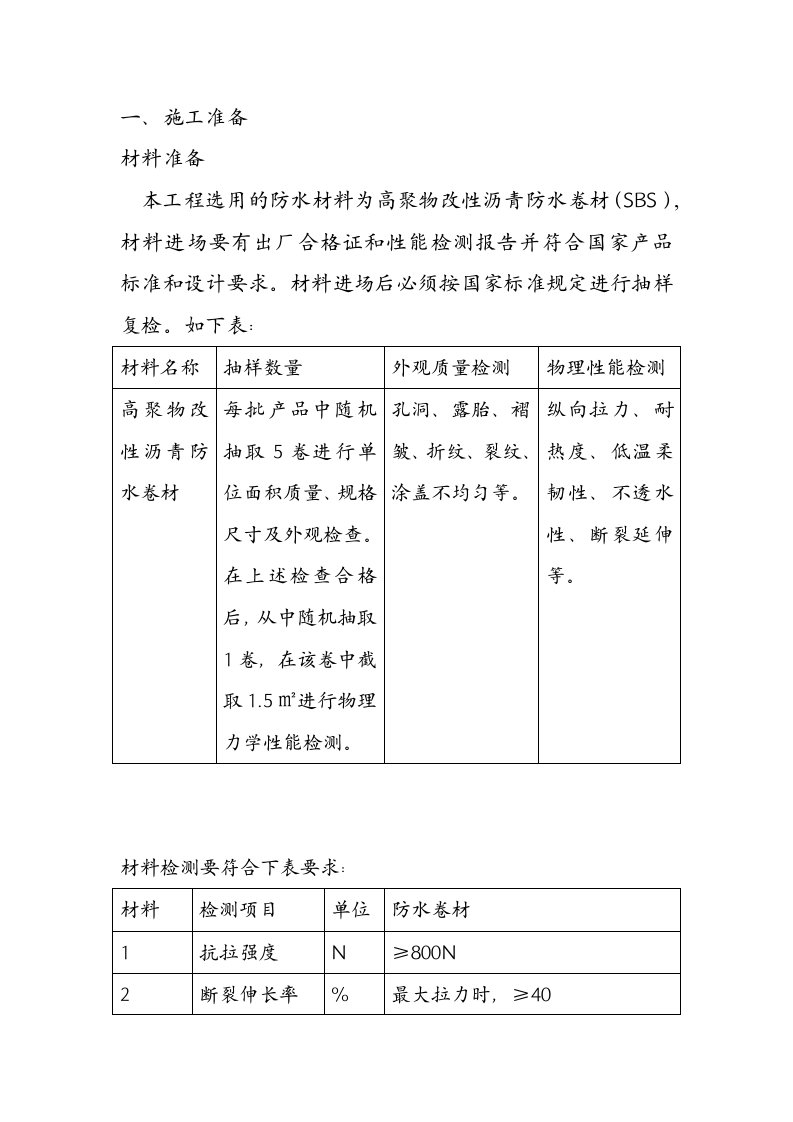 住宅防水工程技术交底