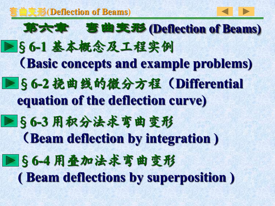 第六章弯曲变形