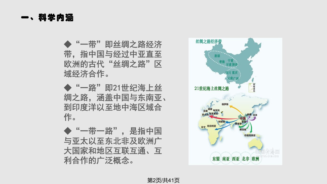 一带一路战略解析汇报