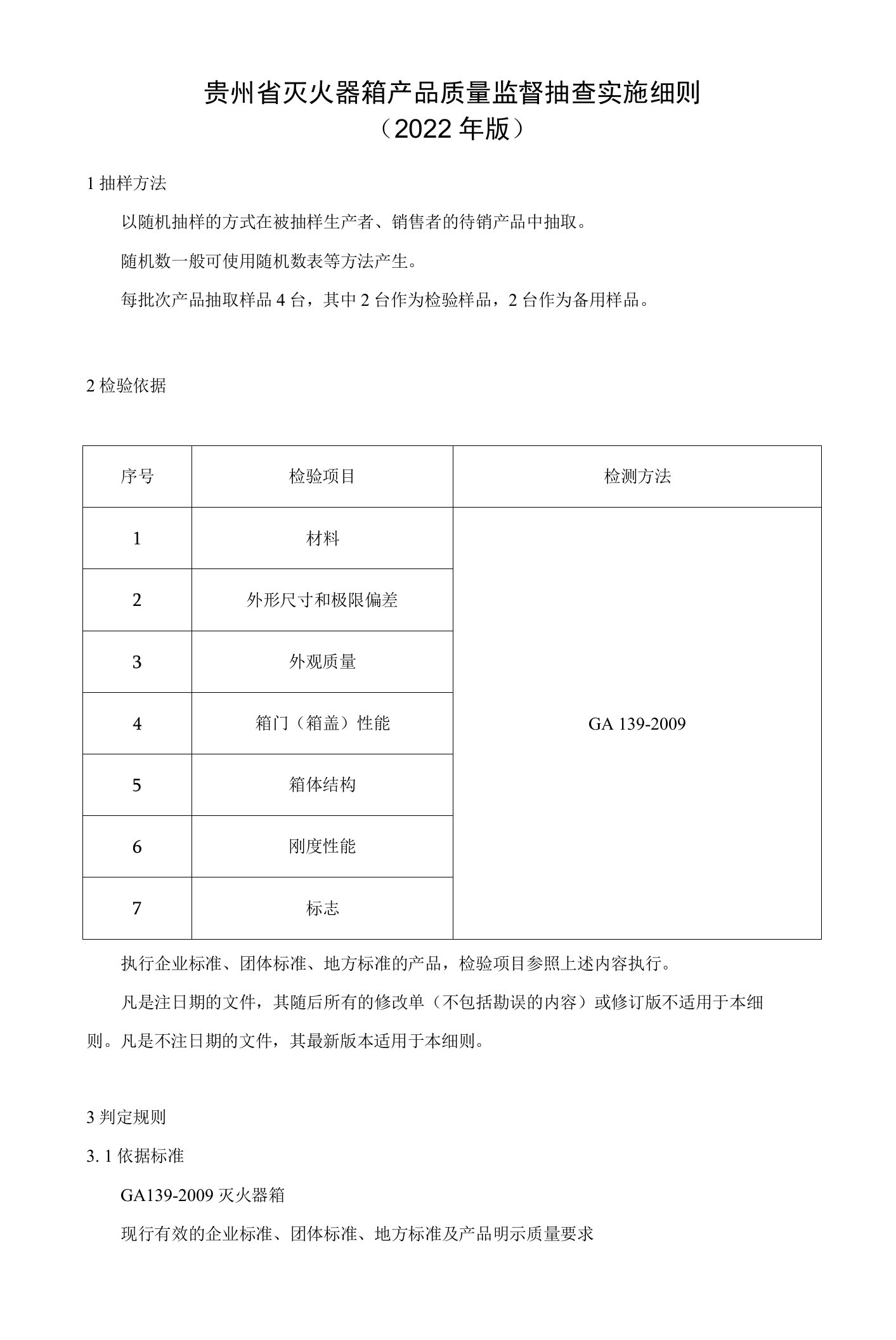 24.贵州省灭火器箱产品质量监督抽查实施细则（2022年版）