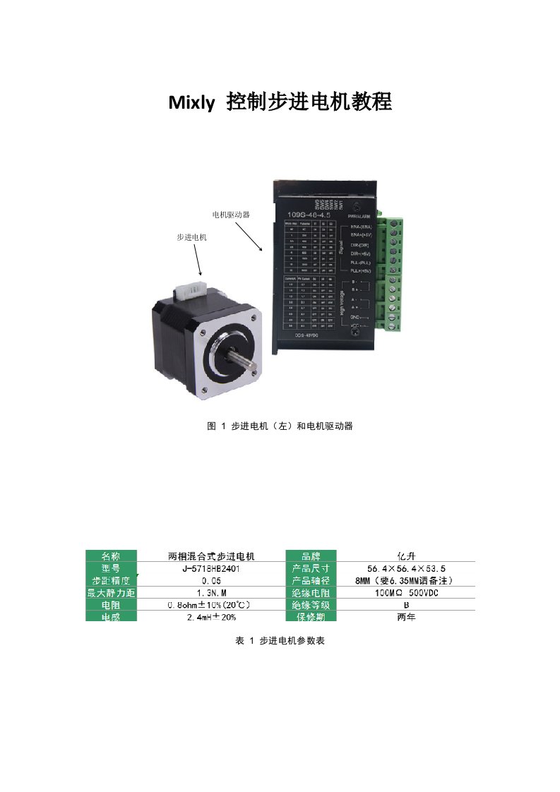 mixly控制步进电机教程