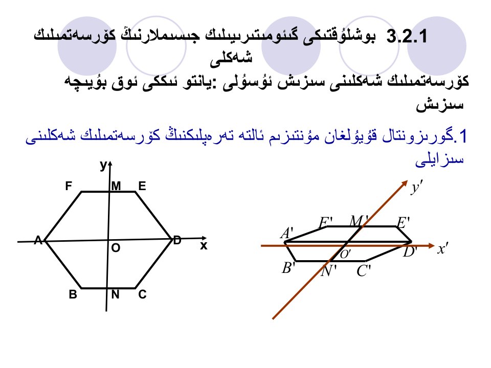 数学《空间物体》教学课件维语