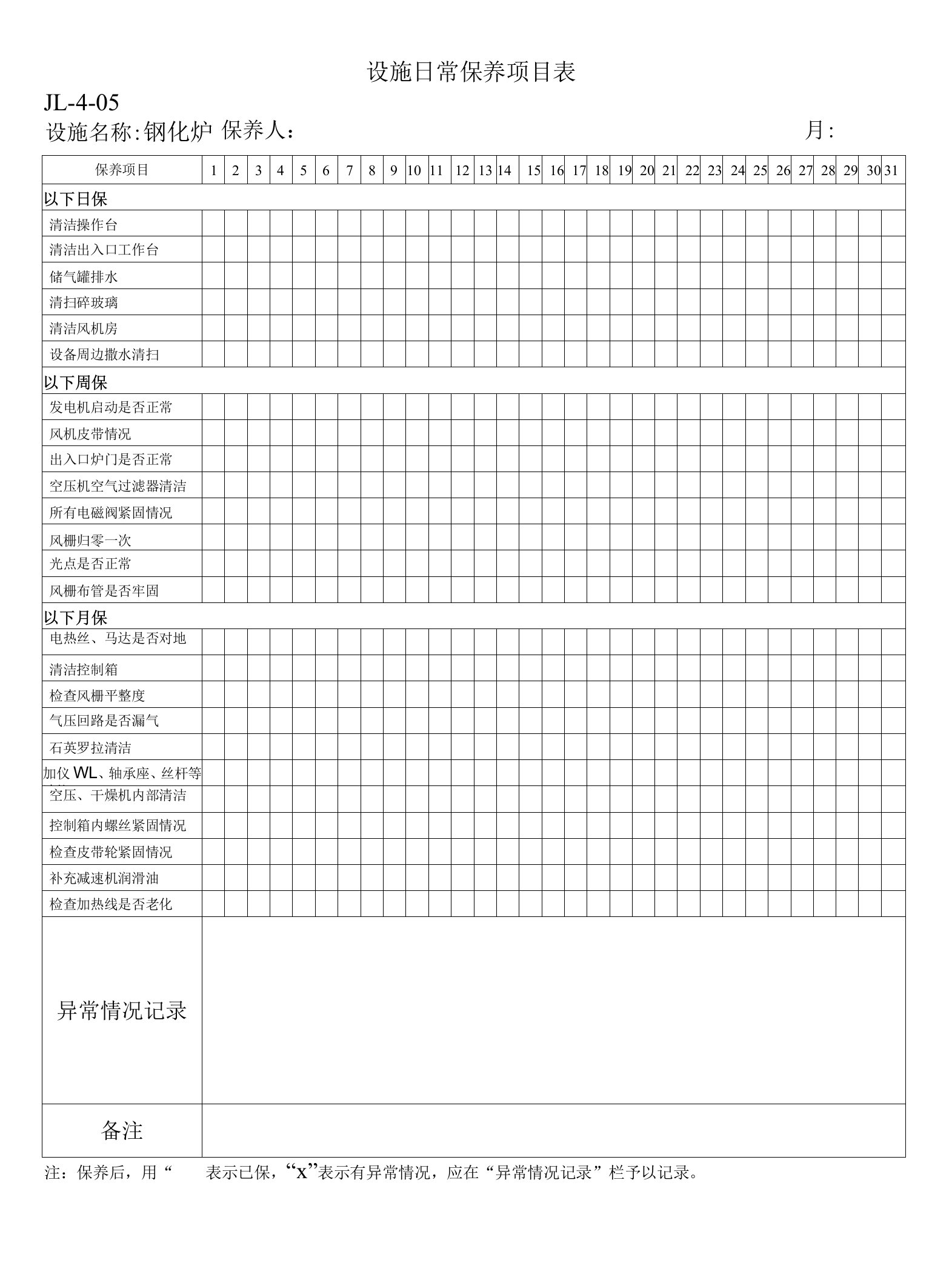 22-1钢化炉保养