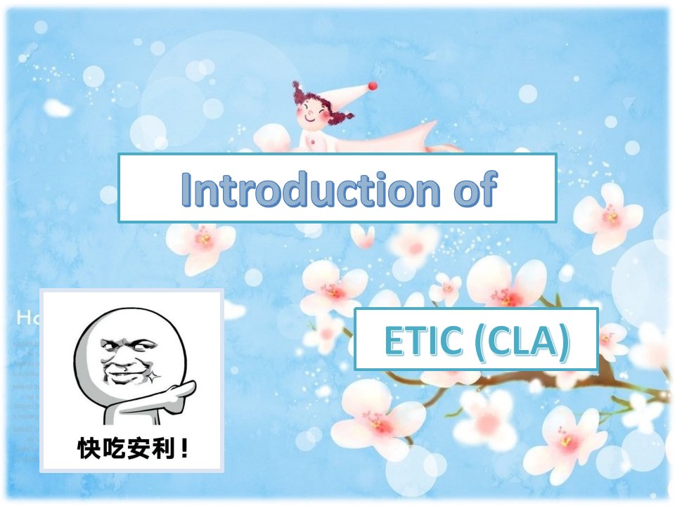 ETIC(CLA)