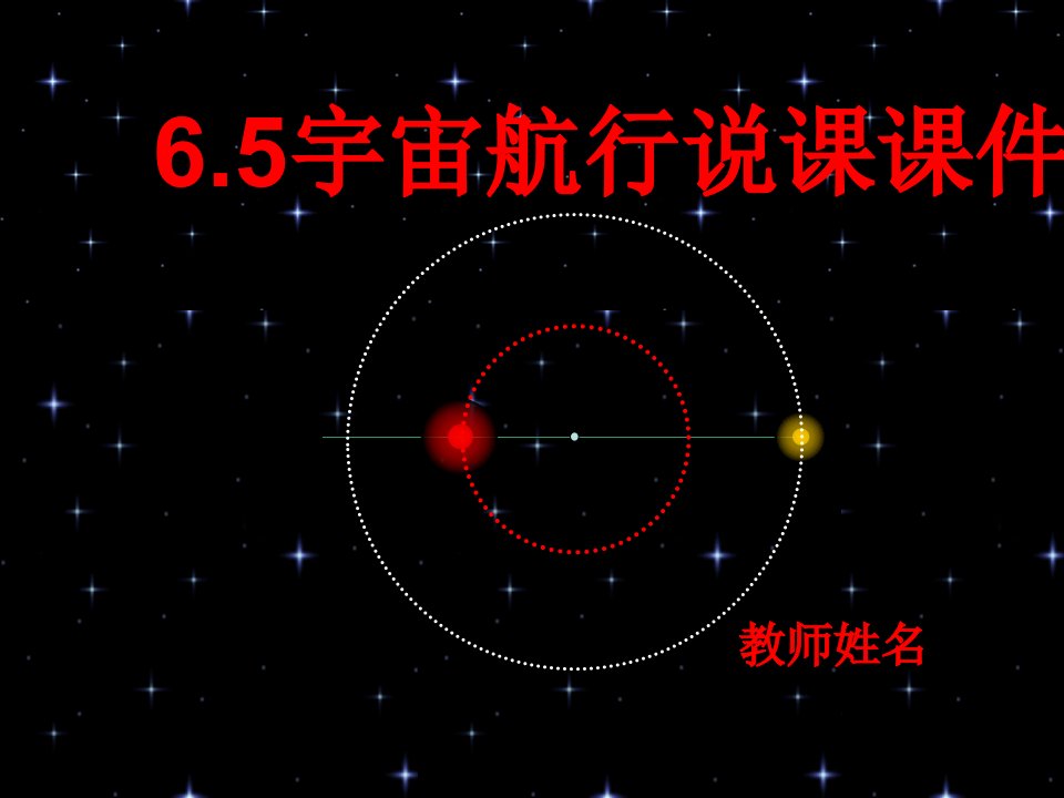 物理必修2《6.5宇宙航行》说课课件（精选）