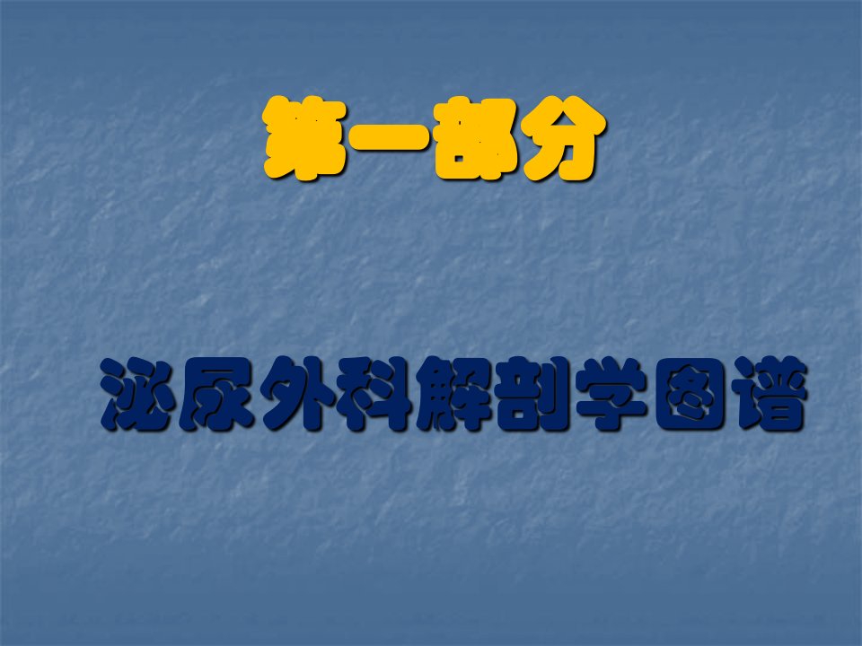 泌尿外科疾病知识及观察护理要点课件