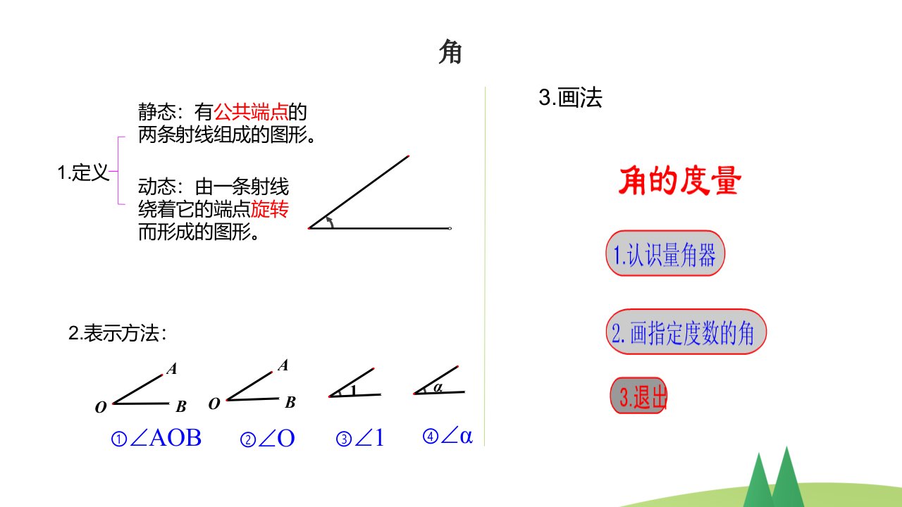 七年级数学角复习课优质ppt课件