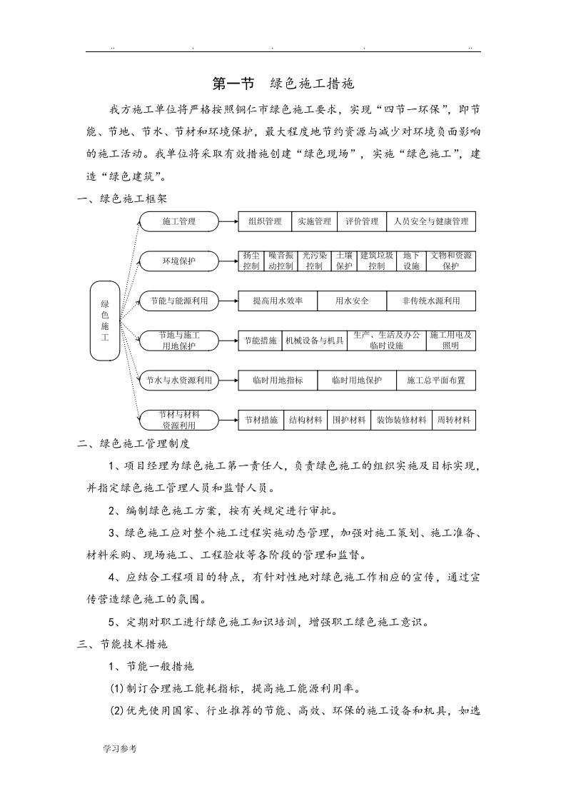 节能施工措施方案