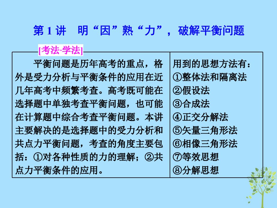 2023-2023学年高考物理二轮复习