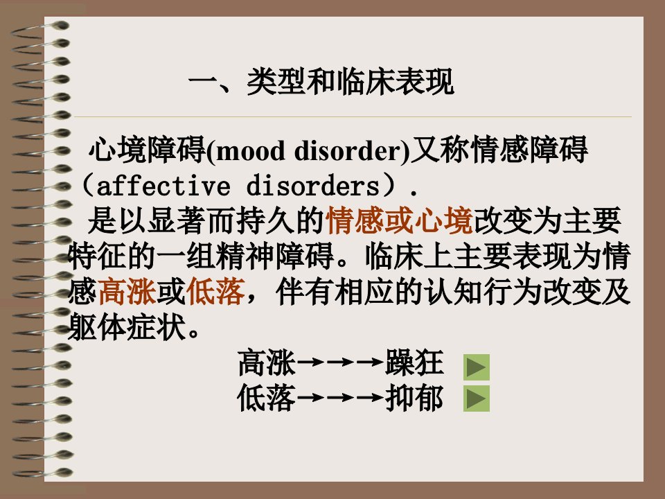 临床药理学第九章2心境障碍的药物治疗