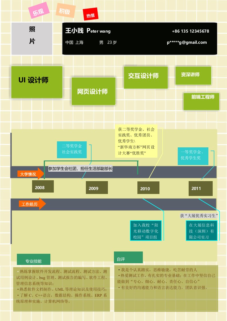 166.特色时间轴_罗列式_IT行业适用_1页式_无内容_无封面