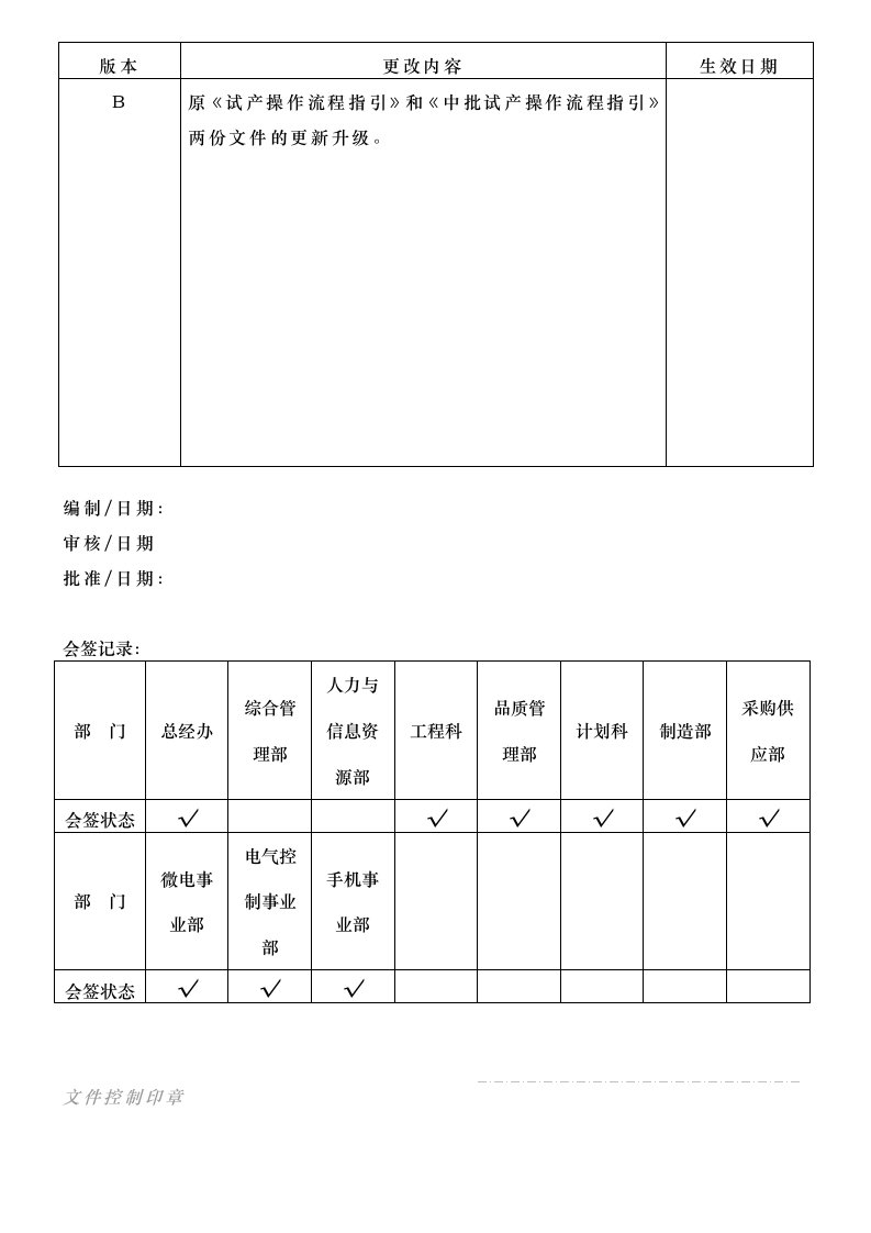 手机试产流程操作指引