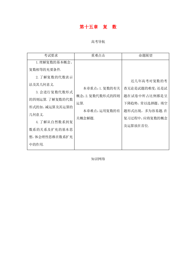 高三数学一轮总复习