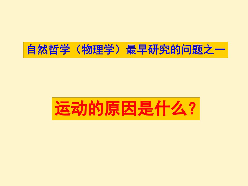 牛顿第一定律课件