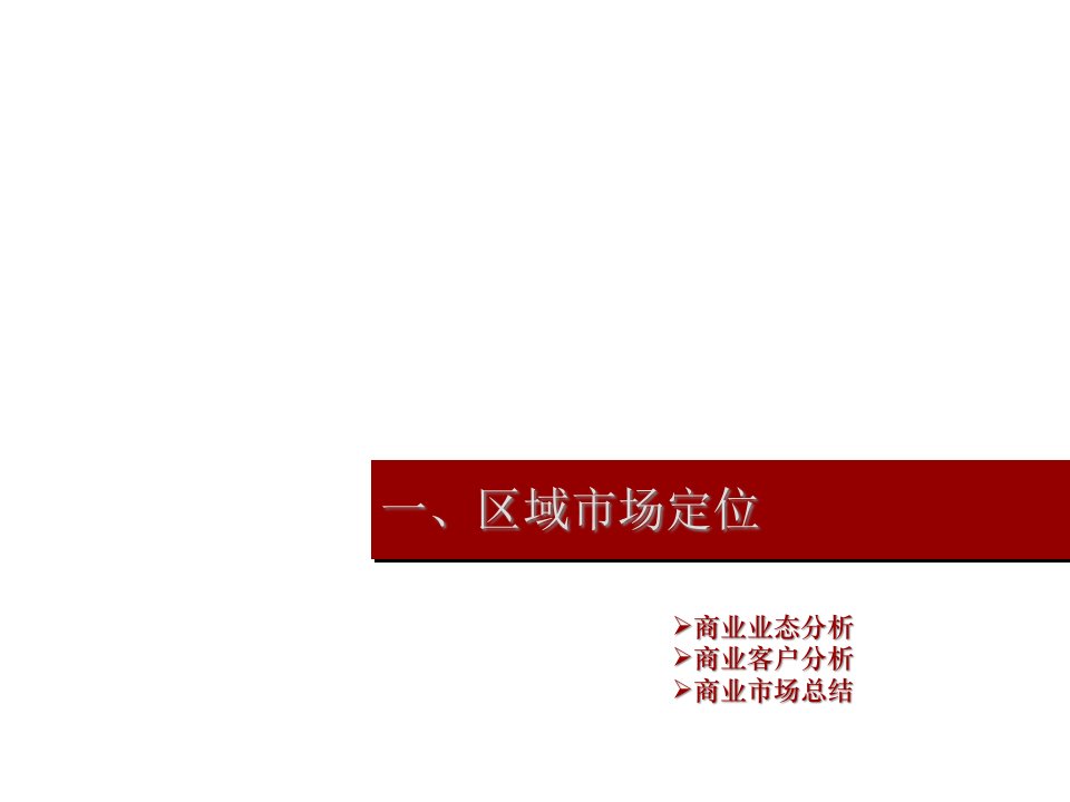 某市国际财经中心商业部分策划报告