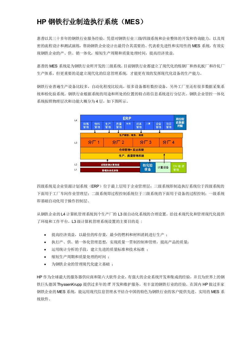 HP钢铁行业制造执行系统MES(DOC6)(1)