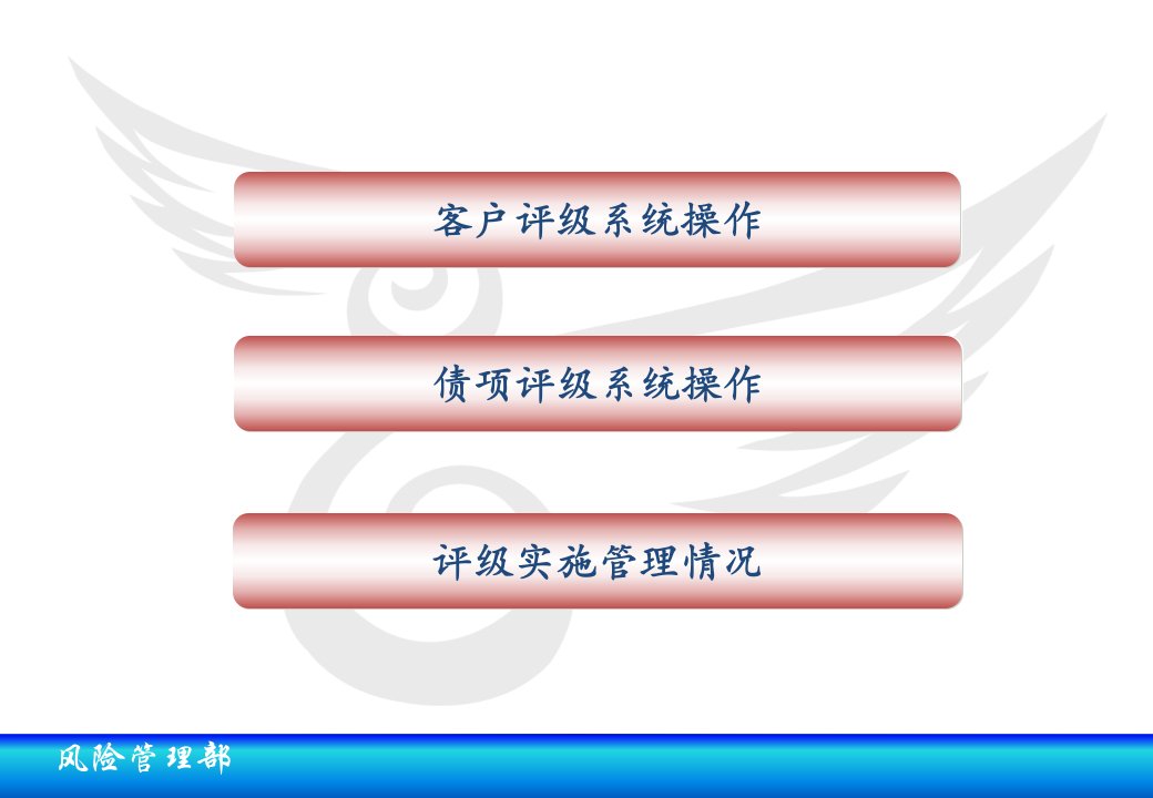 中信银行信用和债项评级风险部最新