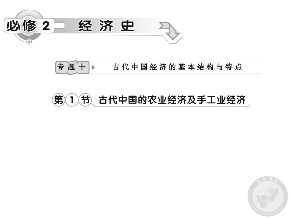古代中国的农业手工业经济课件