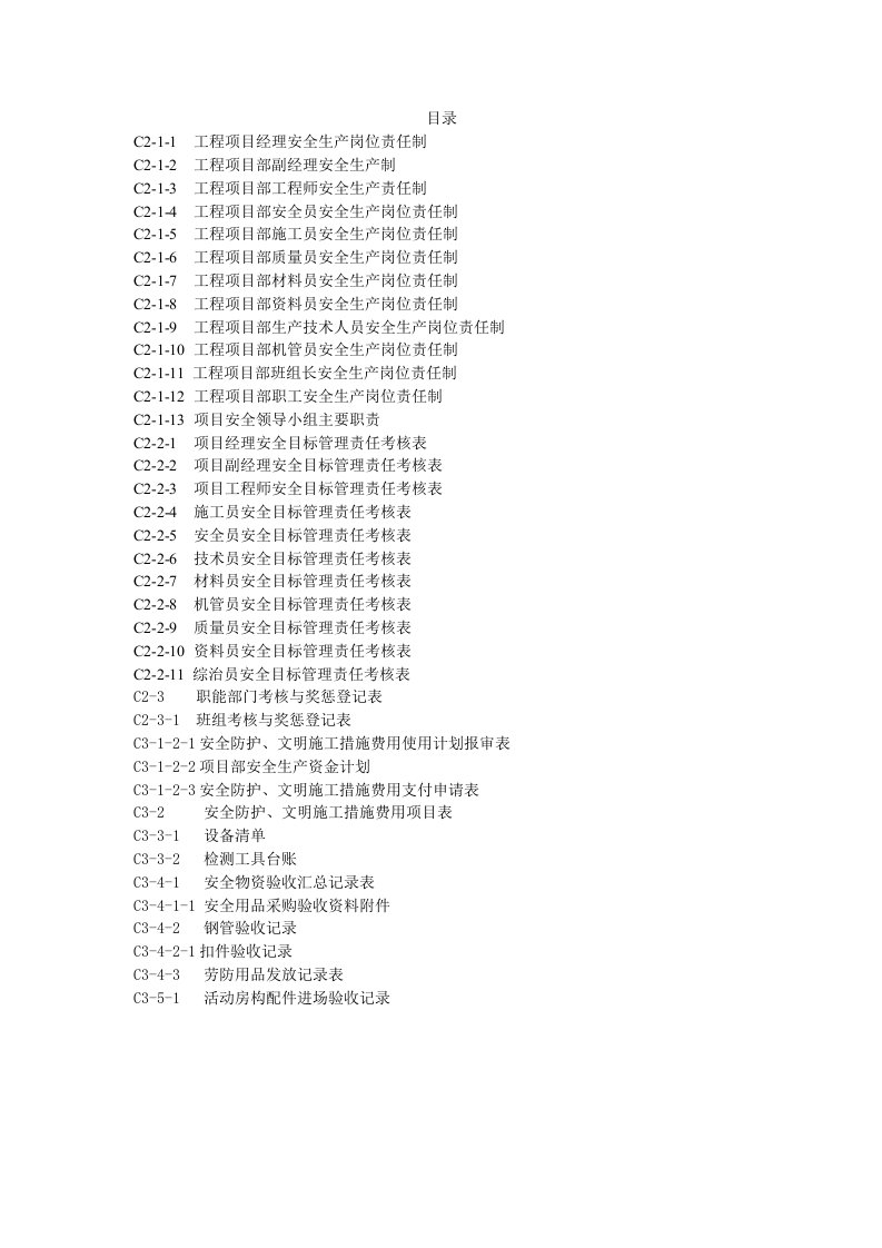 安全生产责任制及安全目标管理责任考核表