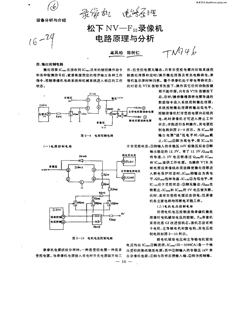 松下NV—F55录像机电路原理与分析.pdf